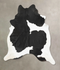 Black and White XX-Large Brazilian Cowhide Rug 9'0