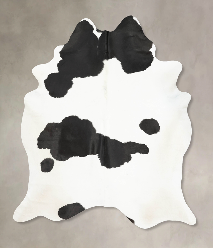 Black and White XX-Large Brazilian Cowhide Rug 8'6"H x 7'0"W #B15110 by Hudson Hides