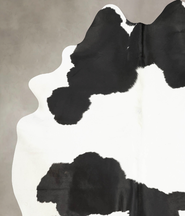 Black and White XX-Large Brazilian Cowhide Rug 8'6"H x 7'0"W #B15110 by Hudson Hides