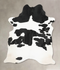 Black and White XX-Large Brazilian Cowhide Rug 8'9