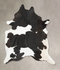 Black and White XX-Large Brazilian Cowhide Rug 8'10