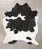 Black and White XX-Large Brazilian Cowhide Rug 8'3