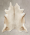Champagne XX-Large Brazilian Cowhide Rug 8'6