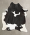 Black and White XX-Large Brazilian Cowhide Rug 8'6