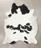 Black and White XX-Large Brazilian Cowhide Rug 8'11