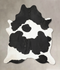 Black and White XX-Large Brazilian Cowhide Rug 8'9