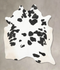 Black and White XX-Large Brazilian Cowhide Rug 8'7
