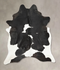 Black and White XX-Large Brazilian Cowhide Rug 8'3