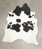 Black and White X-Large Brazilian Cowhide Rug 7'5