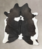 Black and White X-Large Brazilian Cowhide Rug 7'7