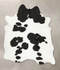 Black and White X-Large Brazilian Cowhide Rug 7'9