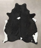 Black and White XX-Large Brazilian Cowhide Rug 9'2