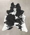 Black and White X-Large Brazilian Cowhide Rug 7'7