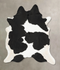 Black and White XX-Large Brazilian Cowhide Rug 8'3
