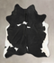 Black and White XX-Large Brazilian Cowhide Rug 7'7