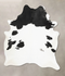 Black and White XX-Large Brazilian Cowhide Rug 8'7