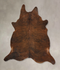 Medium Brindle XX-Large Brazilian Cowhide Rug 8'5