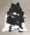 Black and White XX-Large Brazilian Cowhide Rug 8'8