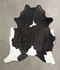 Black and White XX-Large Brazilian Cowhide Rug 7'7