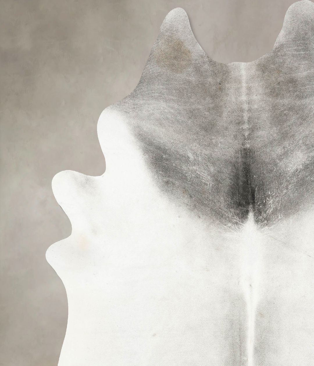 Medium Grey XX-Large Brazilian Cowhide Rug 9'1"H x 7'1"W #B15532 by Hu