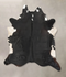 Black and White XX-Large Brazilian Cowhide Rug 8'7
