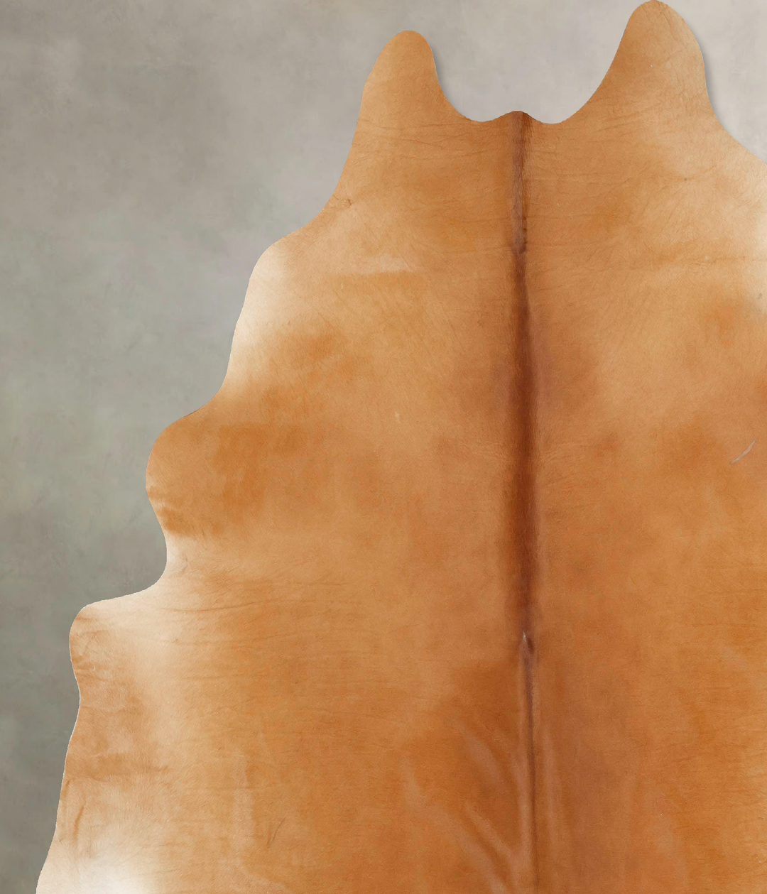 Beige XX-Large Brazilian Cowhide Rug 8'7"H x 7'7"W #B15634 by Hudson H