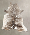 Grey Brindle XX-Large Brazilian Cowhide Rug 8'5