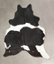 Black and White XX-Large Brazilian Cowhide Rug 8'7