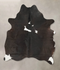 Black and White Large Brazilian Cowhide Rug 6'10