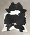 Black and White X-Large Brazilian Cowhide Rug 7'6