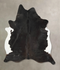 Black and White XX-Large Brazilian Cowhide Rug 7'11