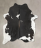 Black and White X-Large Brazilian Cowhide Rug 6'10