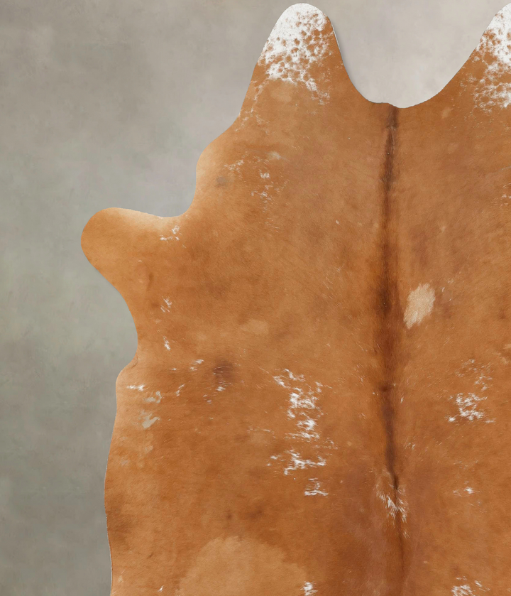 Salt and Pepper Brown XX-Large Brazilian Cowhide Rug 8'1"H x 6'7"W #B15745 by Hudson Hides