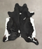 Black and White XX-Large Brazilian Cowhide Rug 7'8