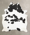 Black and White XX-Large Brazilian Cowhide Rug 9'3