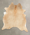 Beige X-Large Brazilian Cowhide Rug 7'1