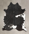 Black and White XX-Large Brazilian Cowhide Rug 8'0