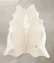 Beige and White XX-Large Brazilian Cowhide Rug 8'0