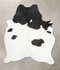 Black and White X-Large Brazilian Cowhide Rug 8'3