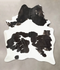 Black and White X-Large Brazilian Cowhide Rug 7'11