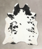 Black and White XX-Large Brazilian Cowhide Rug 8'9