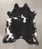 Black and White X-Large Brazilian Cowhide Rug 7'2