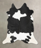 Black and White XX-Large Brazilian Cowhide Rug 7'7