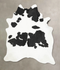 Black and White XX-Large Brazilian Cowhide Rug 8'9