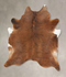Medium Brindle XX-Large Brazilian Cowhide Rug 7'9