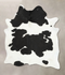 Black and White XX-Large Brazilian Cowhide Rug 8'1