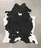 Black and White X-Large Brazilian Cowhide Rug 7'3
