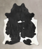 Black and White XX-Large Brazilian Cowhide Rug 8'11