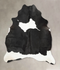 Black and White X-Large Brazilian Cowhide Rug 7'8
