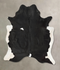 Black and White XX-Large Brazilian Cowhide Rug 9'2